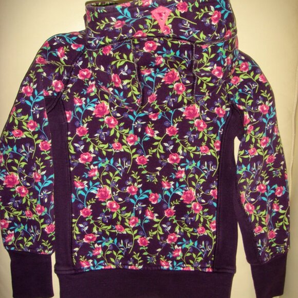 Ivivva by Lululemon Girl size 6 Jacket Full Zipper | Thumbholes|Scuba Remix - Picture 3 of 3